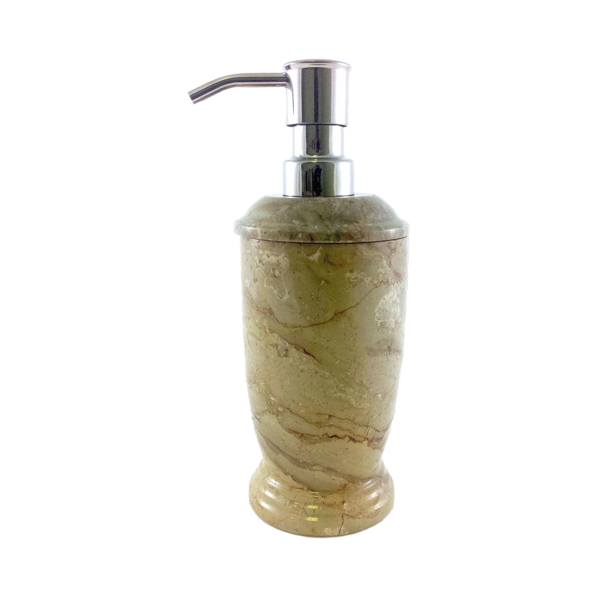 Responsible Soap amp Lotion Dispenser of Sahara Beige Marble Functional