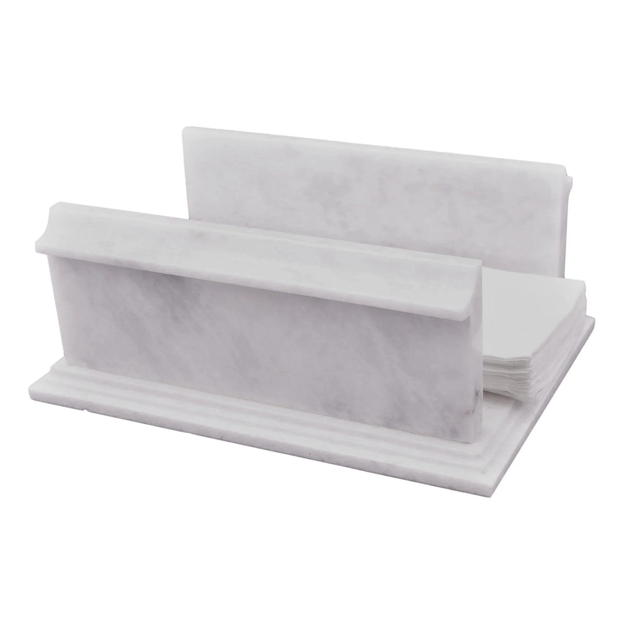 Excellent Hand Towel Holder of White Marble First-Class