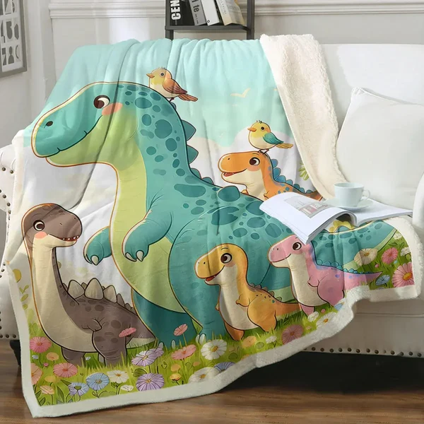 Breathable Dinosaur Throw Blanket Original