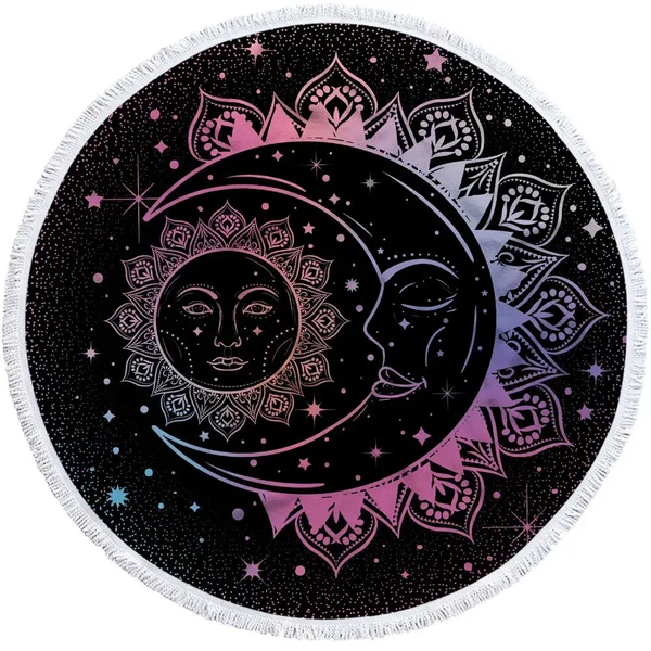 Premium Material Mandala Round Towel Next-Generation