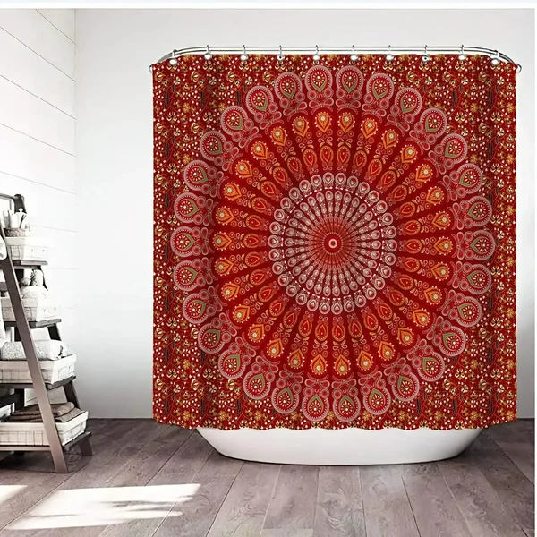 Optimized Mandala Shower Curtain Selected