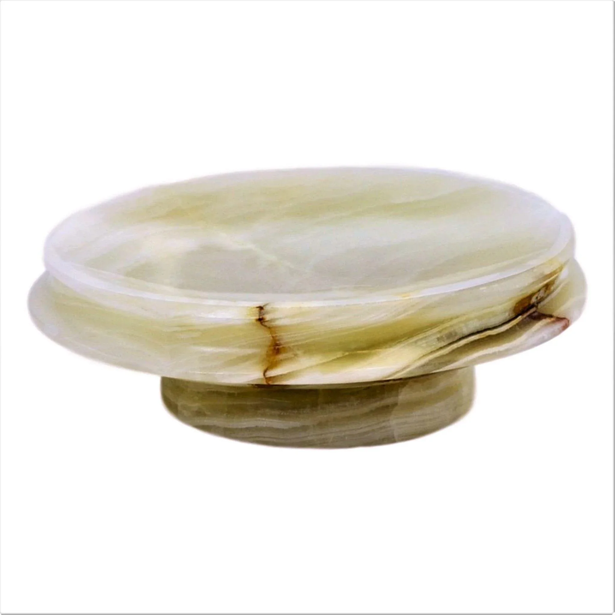 Original White Onyx Soap Dish Unique