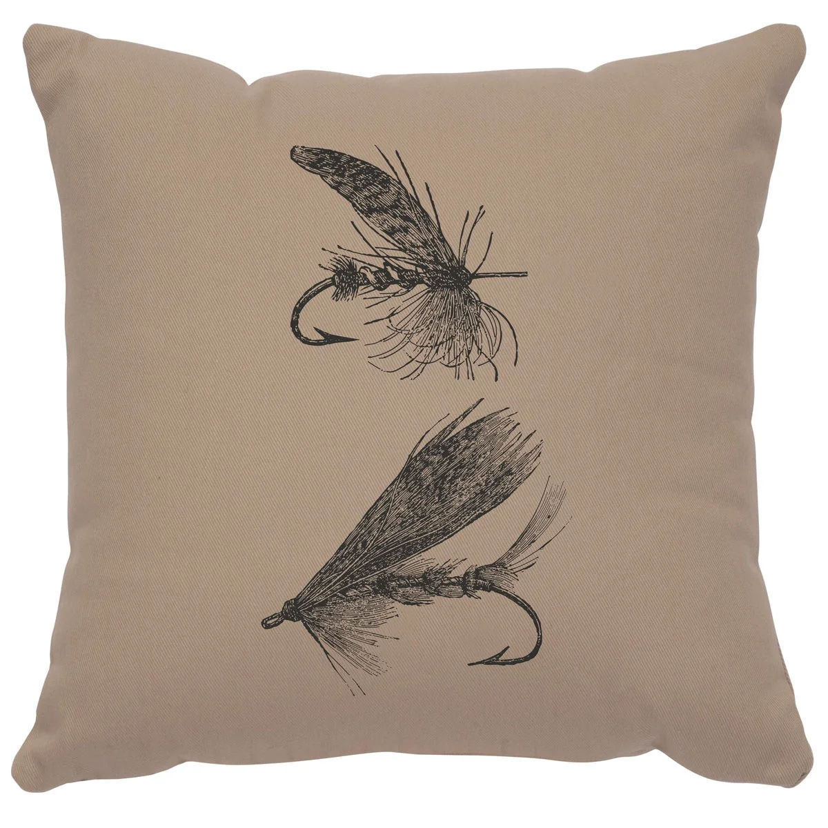 Long-Lasting quot Flies quot Image Pillow – Cotton Alabaster Selected