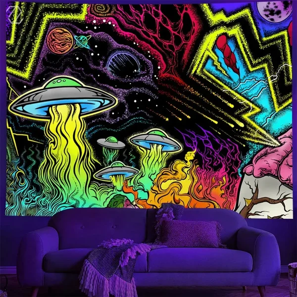 Certified Alien UFO Tapestry Trusted