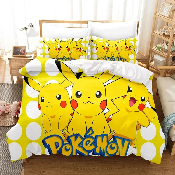 Contemporary Pokemon Pikachu Duvet Cover Superior