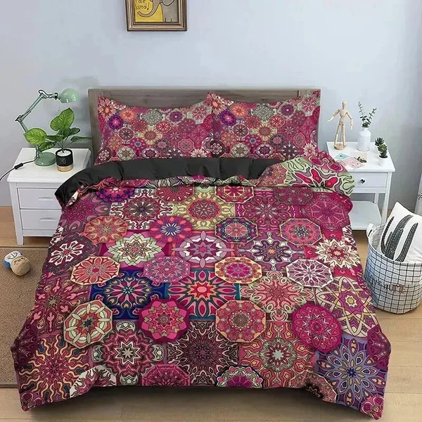 Casual Bohemian Mandala Duvet Cover Trendy