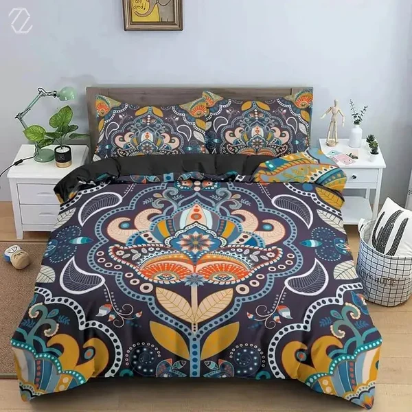 Dependable Bohemian Mandala Duvet Cover Clean