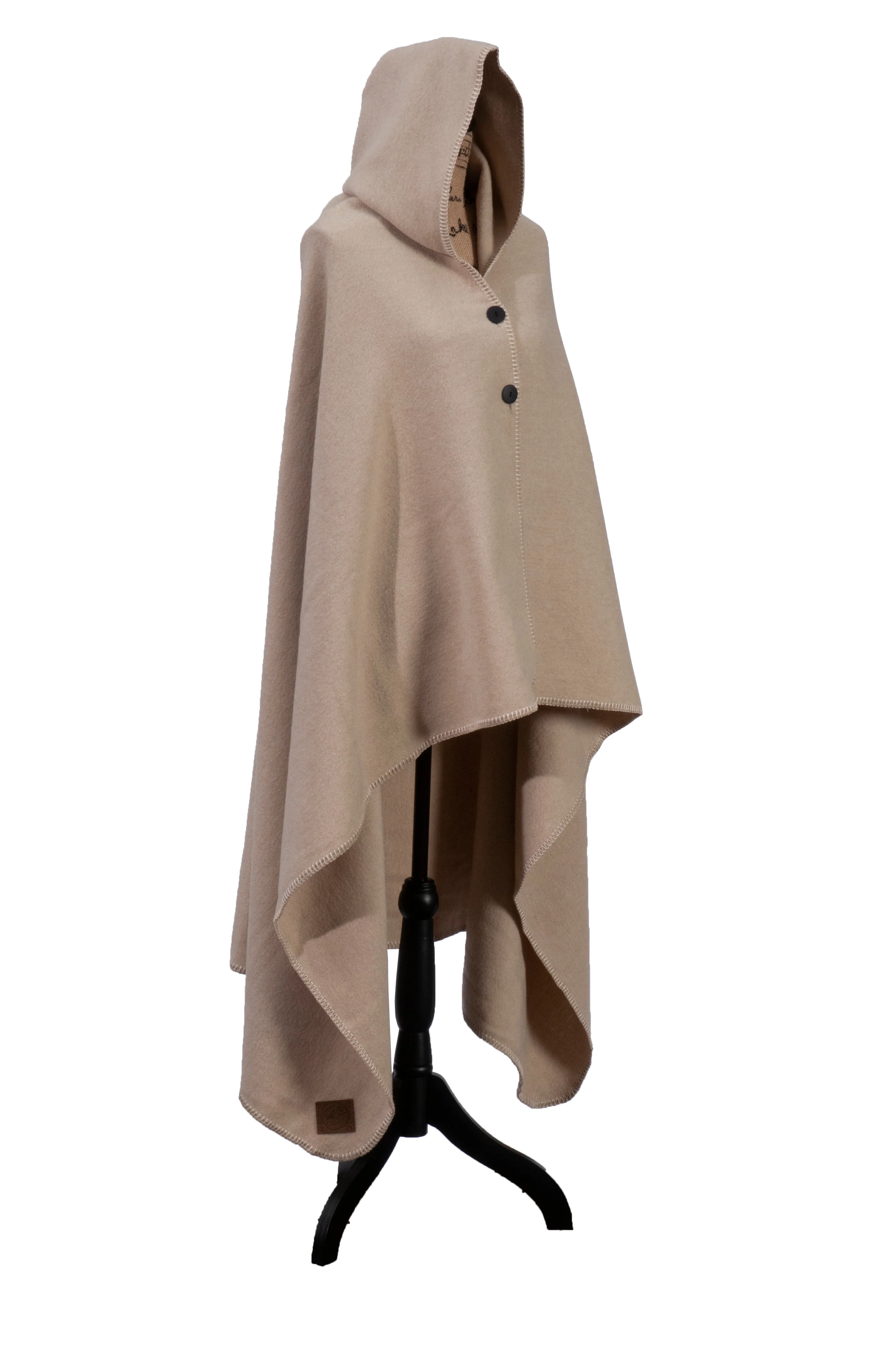 Efficient Solid Creme Hooded Throw Optimized