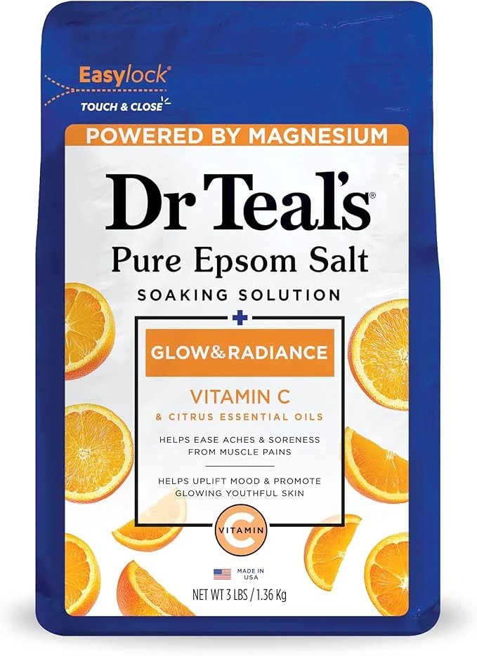 Specialty Dr Teal’s Pure Epsom Magnesium Salt Soak Glow Radiance Dependable