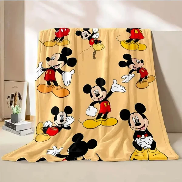 Relaxed Mickey Mouse Throw Blanket User-Friendly