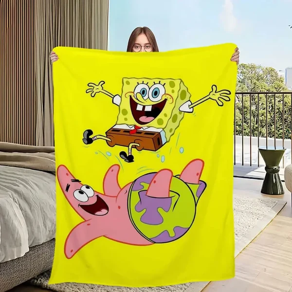 Prestigious SpongeBob Throw Blanket Efficient