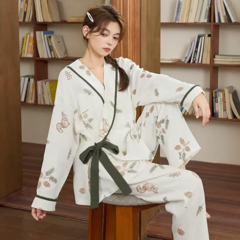 Consistent Ownkoti Woodland Squirrel amp Acorn Loungewear Set Lightweight