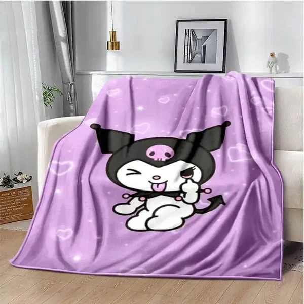 Carefully Designed Kuromi Throw Blanket Reliable