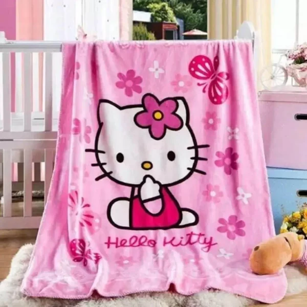 Organic Hello Kitty Throw Blanket Clean