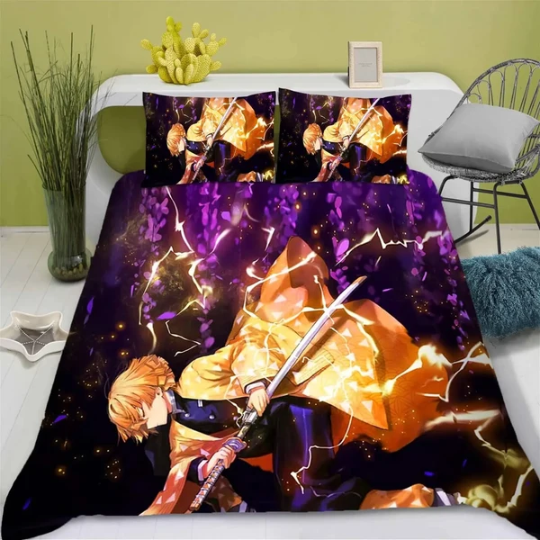 Professional Demon Slayer Anime Zenitsu Doona Cover Artisan
