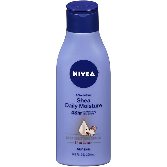 Refined NIVEA Shea Daily Moisture Body Lotion 6.8 fl. oz. Bottle Traditional