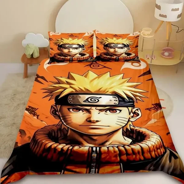 Smart Anime Naruto Uzumaki Quilt Cover Crafted