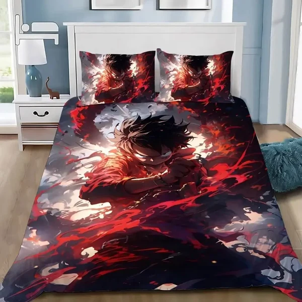 Original Design Anime One Piece Luffy Quilt Cover Elegant