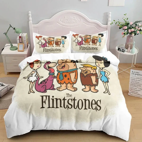 Original The Flintstone Quilt Cover Expertly Made