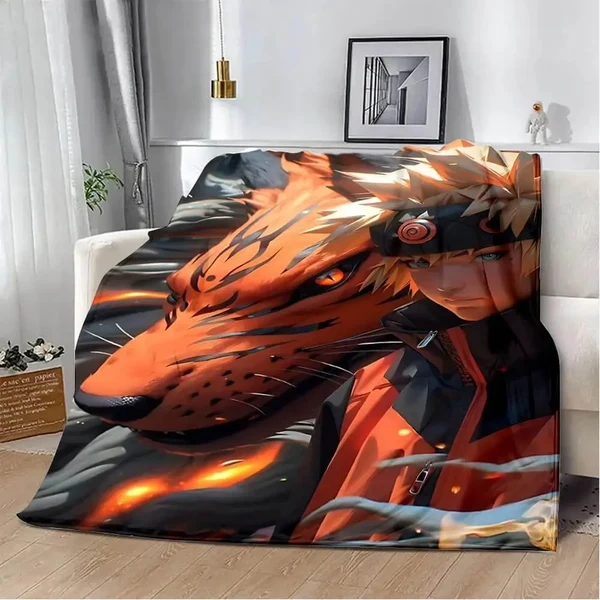 Dependable Naruto Uzumaki Throw Blanket Reusable