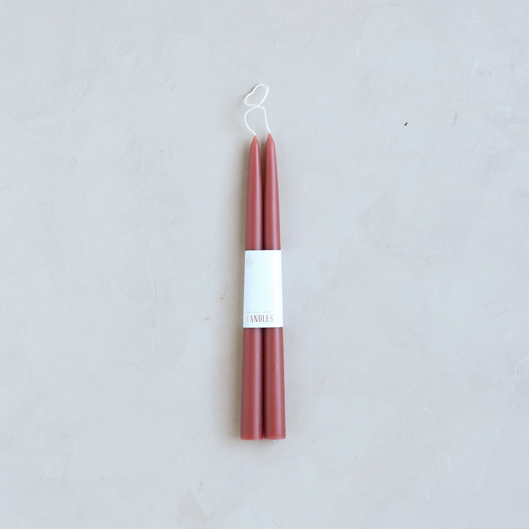 Excellent Classic Taper Candle Set of 2 Clay Next-Generation