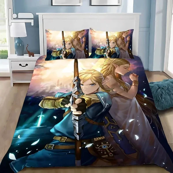 Comfortable The Legends of Zelda Quilt Cover Certified