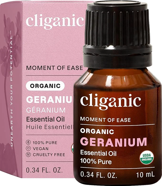 Artisan Cliganic Organic Geranium Essential Oil Pure Natural Dependable
