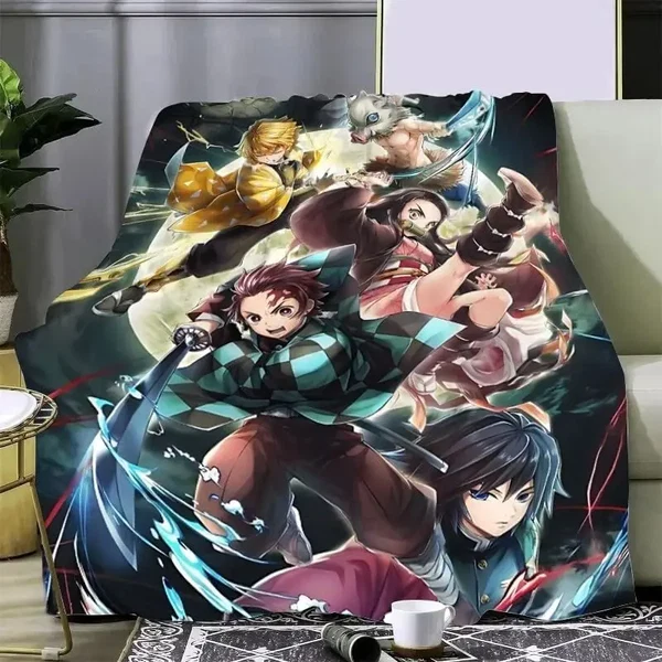 Original Anime Demon Slayer Throw Blanket Pure