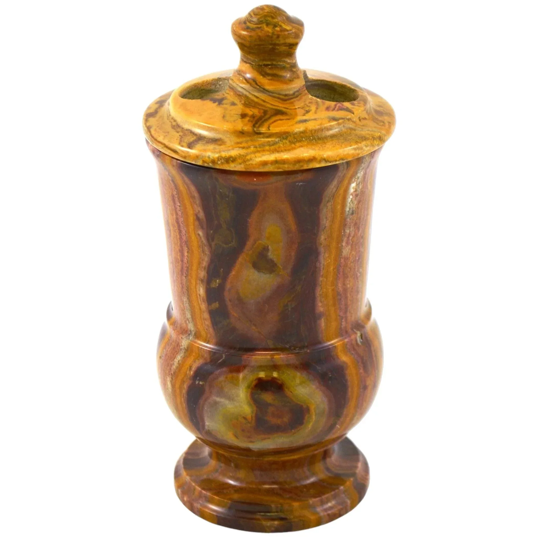 Flexible Toothbrush Holder of Multi Brown Onyx Bathroom Accessories Classic