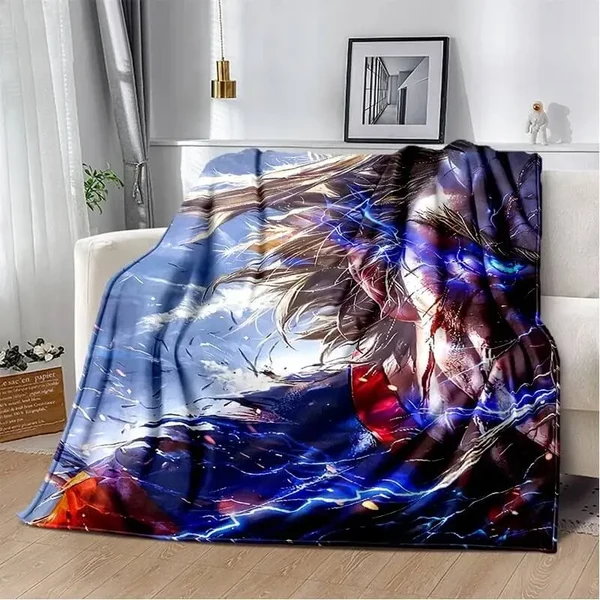 Sustainable Anime My Hero Academia Toshinori Yagi Throw Blanket Premium Material