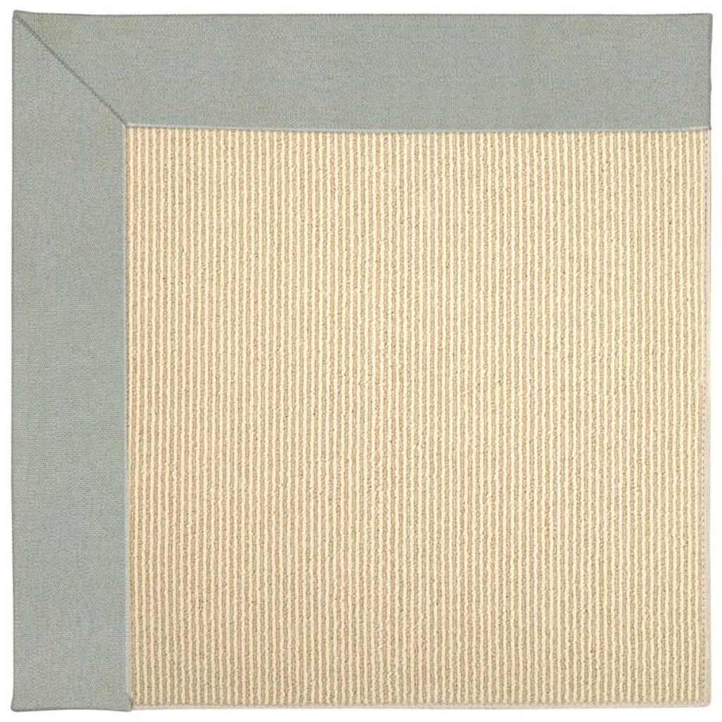 Expertly Made Creative Concepts Rug – Beach Sisal Canvas Spa Blue Authentic
