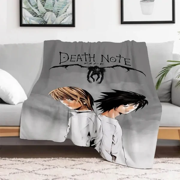 Next-Generation Anime Death Note Throw Blanket Smooth