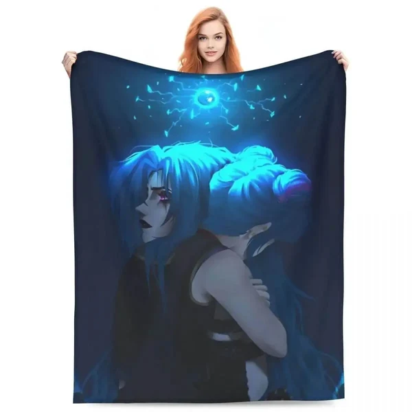 Fast Jinx Arcane League Of Legends Throw Blanket Breathable