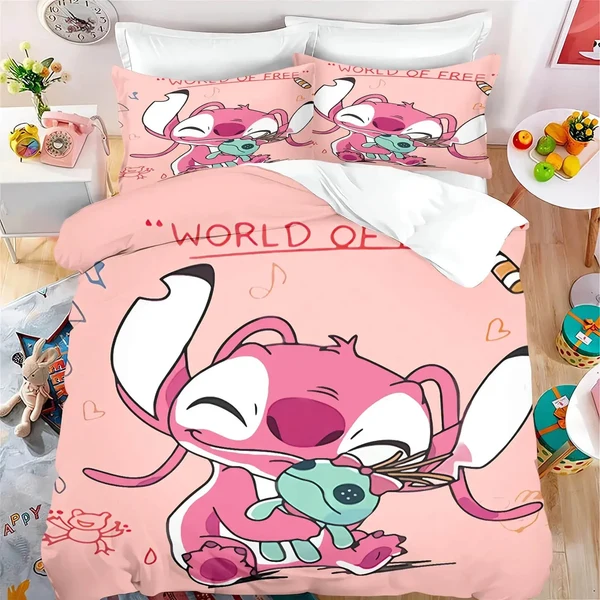 Secure 3D Lilo amp Stitch Quilt Cover Expertly Made
