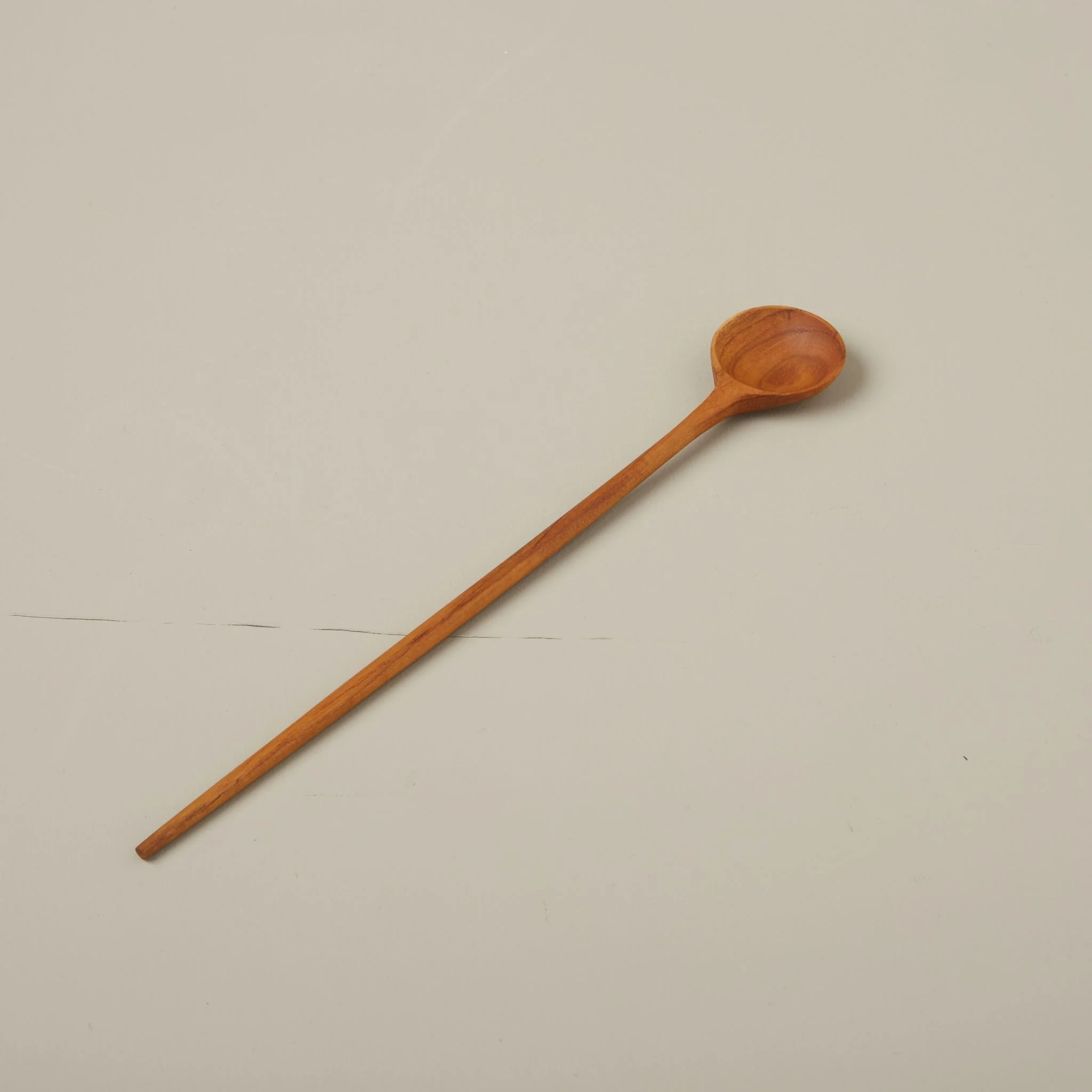 Clean Padma Teak Tasting Spoon Flexible