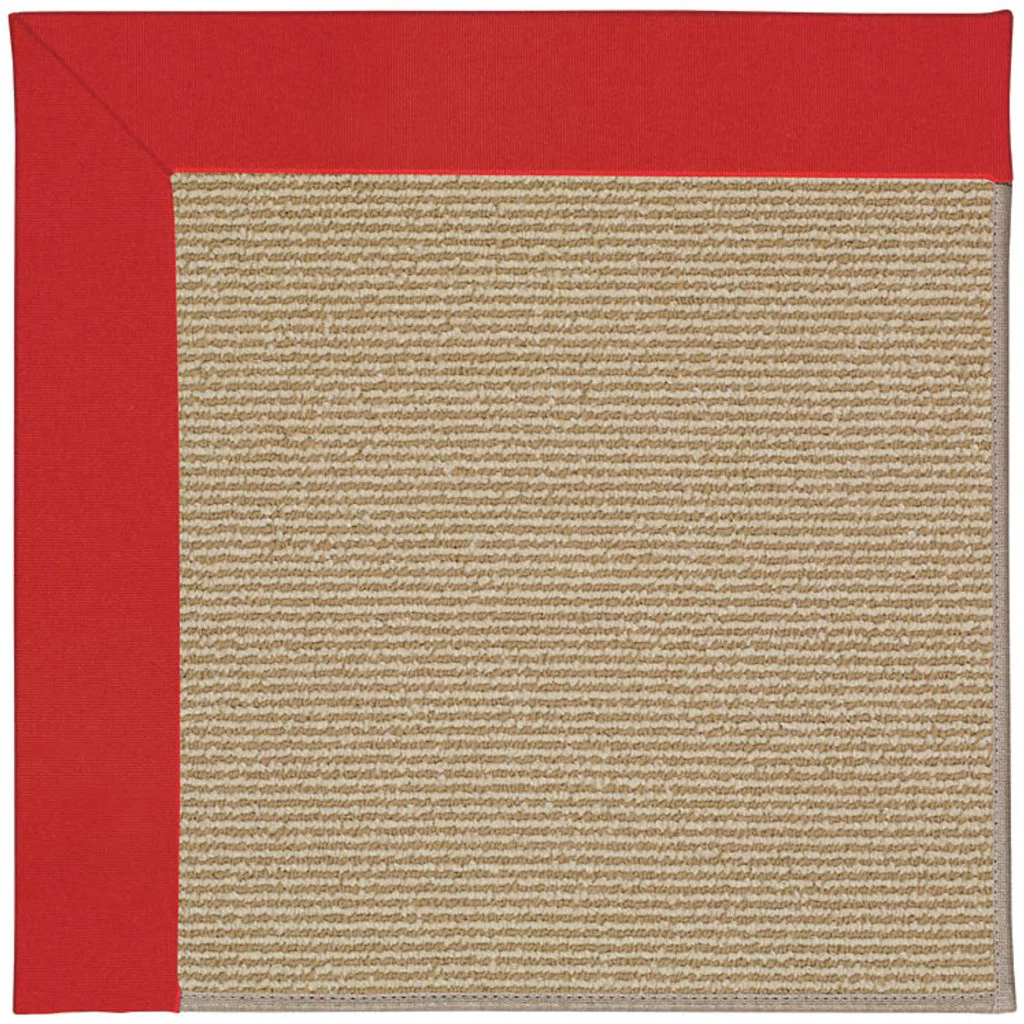 Refined Creative Concepts Rug – Sisal Canvas Jockey Red Powerful