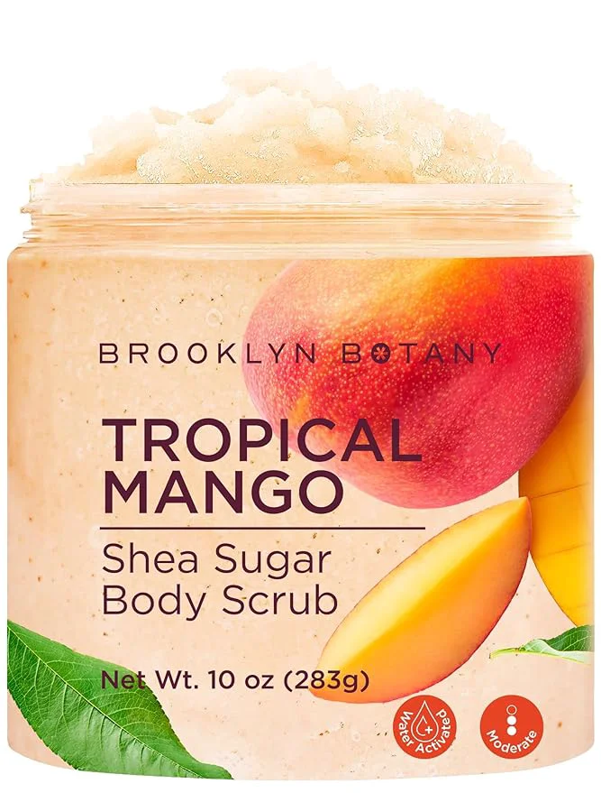 Premium Material Brooklyn Botany Tropical Mango Shea Sugar Scrub Breathable
