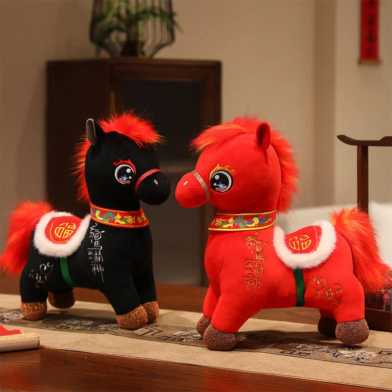 Convenient Ownkoti Chinese Zodiac quot Dragon Horse Spirit quot Mascot Toy Reliable