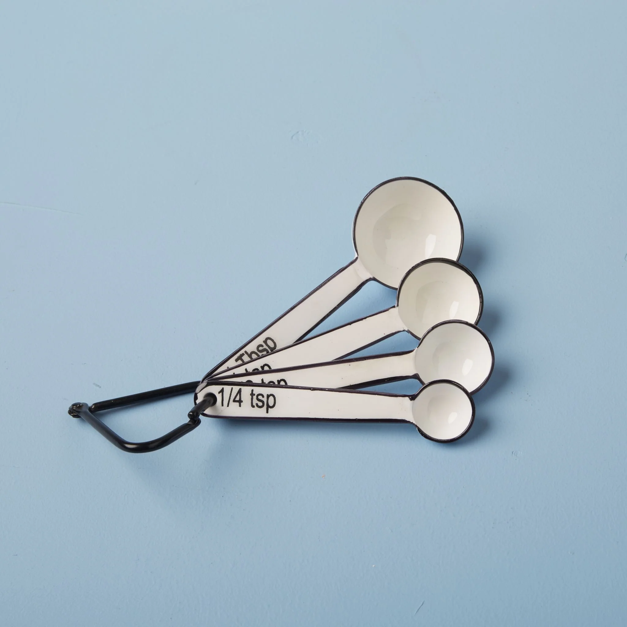 Environmentally Friendly Harlow Measuring Spoons White Easy-to-Use
