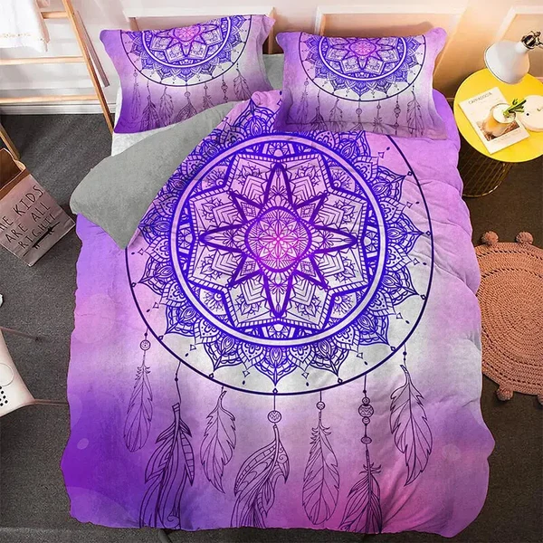High-Grade Mandala Dream Catcher Duvet Cover Verified