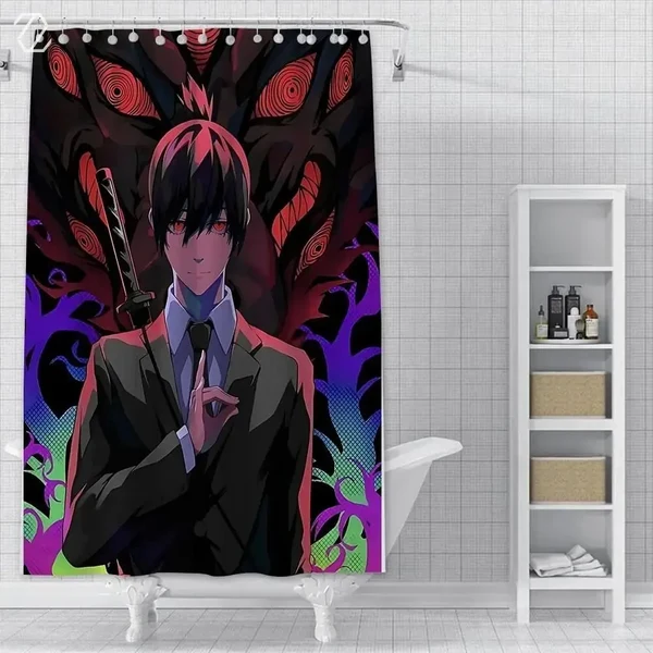 Powerful Aki Hayakawa Shower Curtain Exclusive