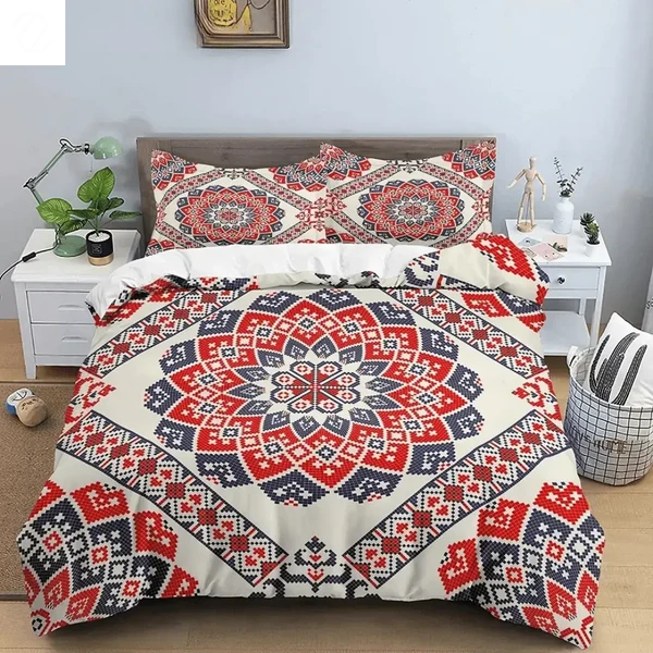 Original Design 3D Boho Mandala Bedding Set Selected