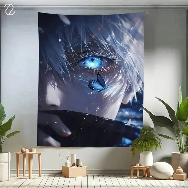 Healthy Satoru Gojo Wall Hanging Tapestry Sophisticated