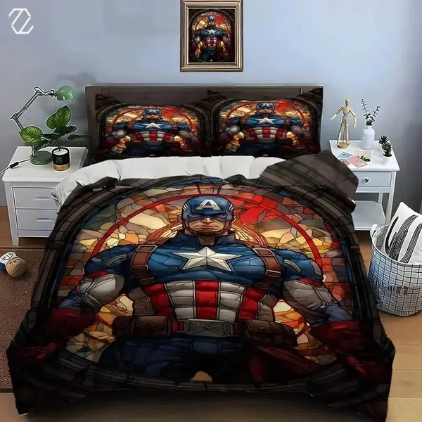 Genuine Captain America Doona Cover Flexible