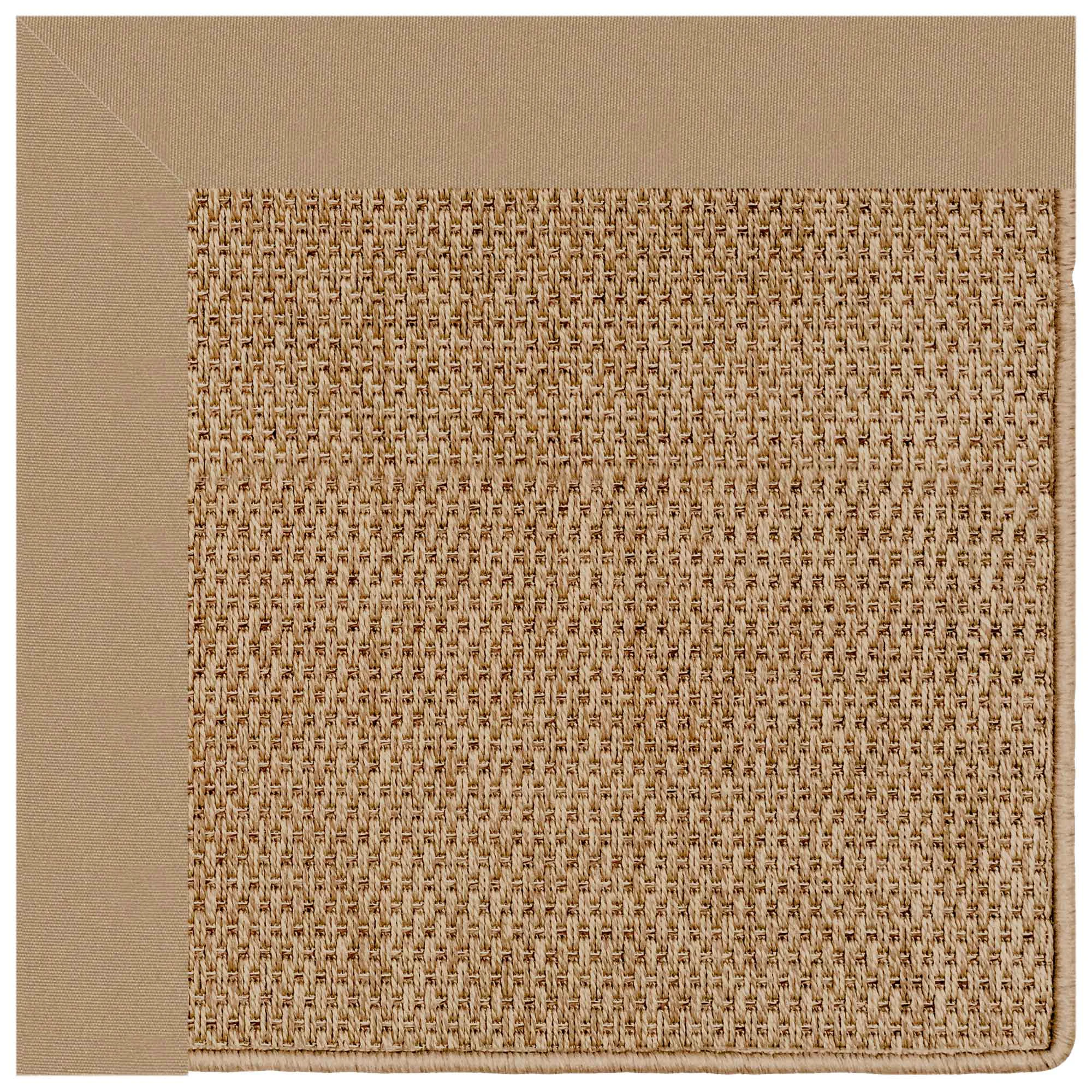 Long-Lasting Islamorada Rug – Basketweave Canvas Camel Exclusive