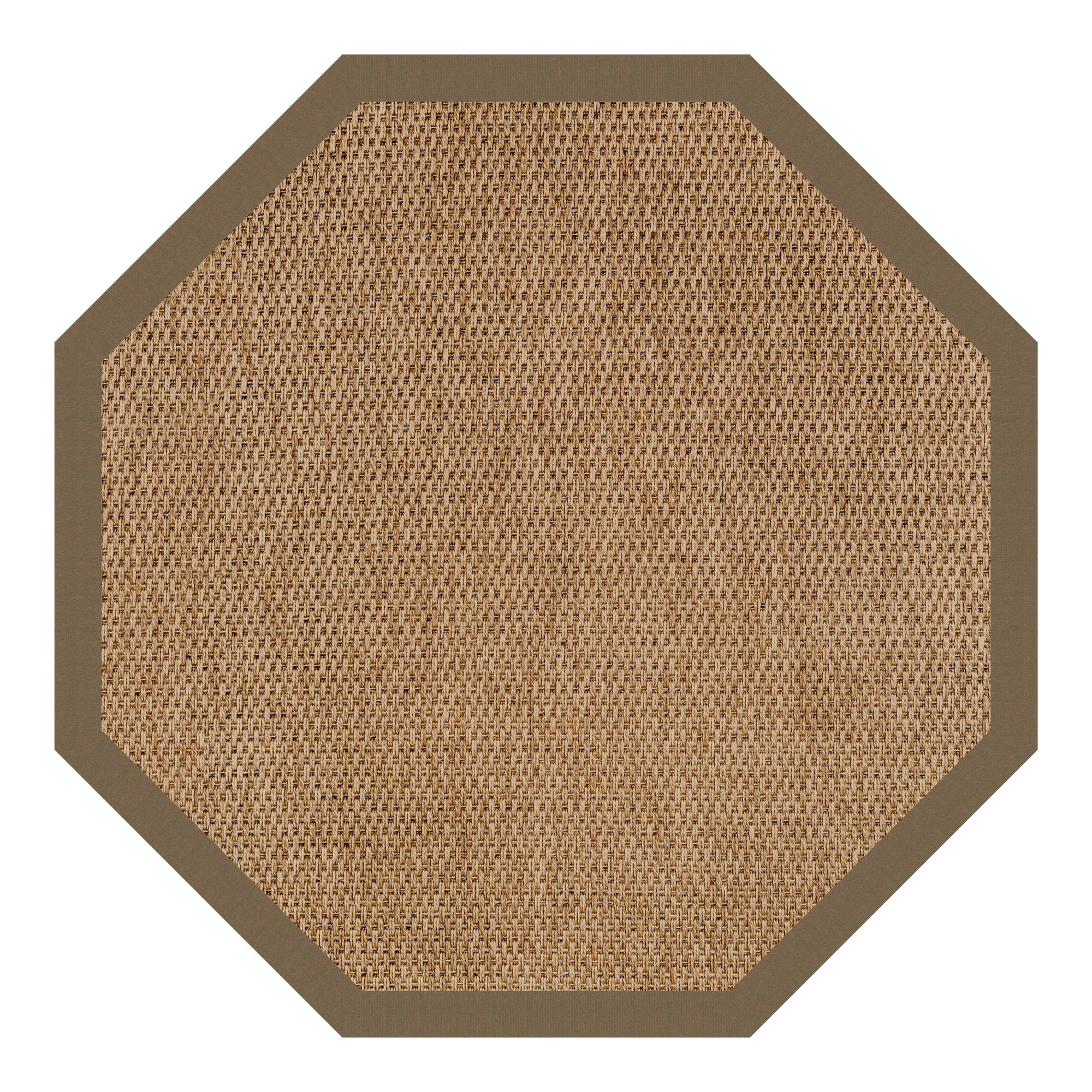 Fine Crafted Islamorada Rug – Basketweave Canvas Cocoa Reliable