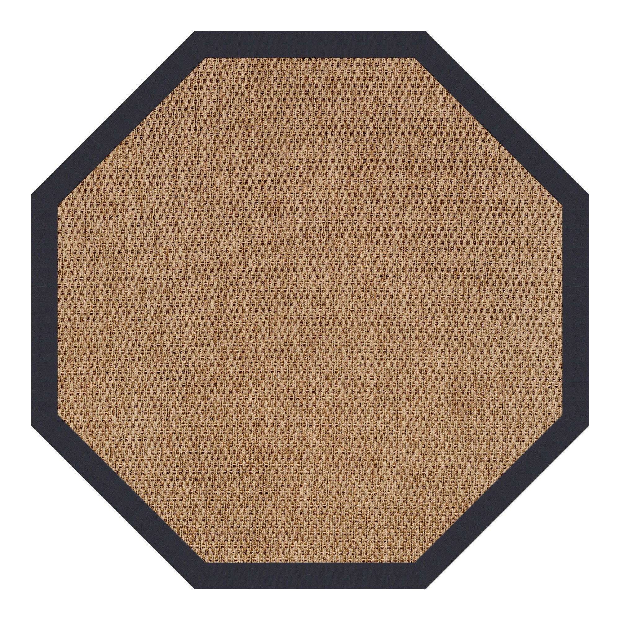 Fine Islamorada Rug – Basketweave Canvas Navy High-Grade