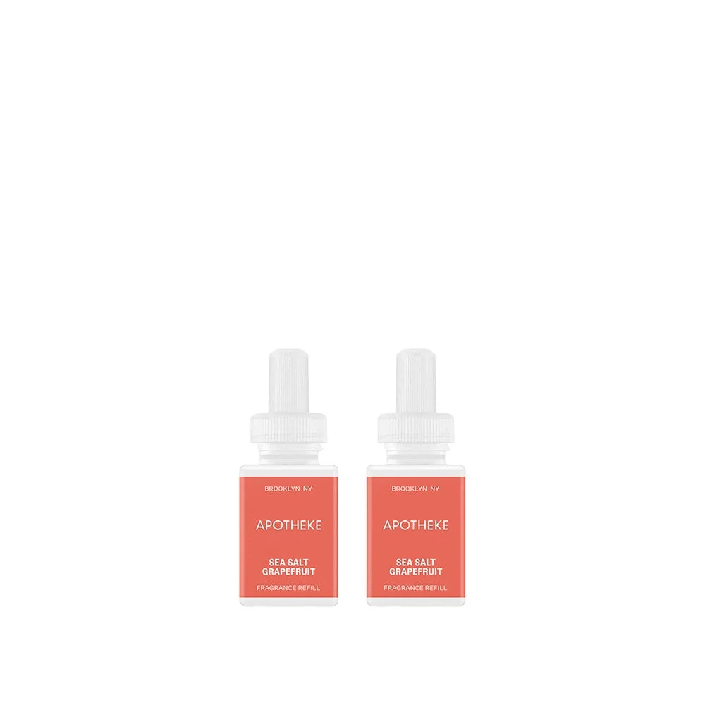 First-Class Sea Salt Grapefruit Pura Smart Scent Fragrance Refill Set of 2 Solid
