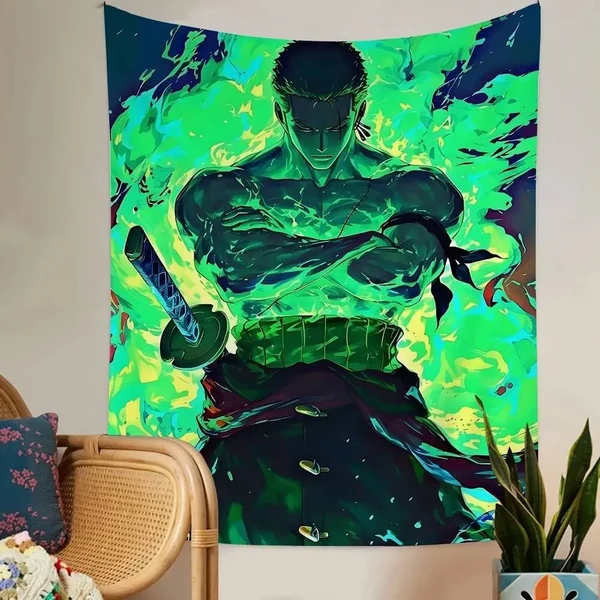 Professional Roronoa Zoro Anime Wall Hanging Premium