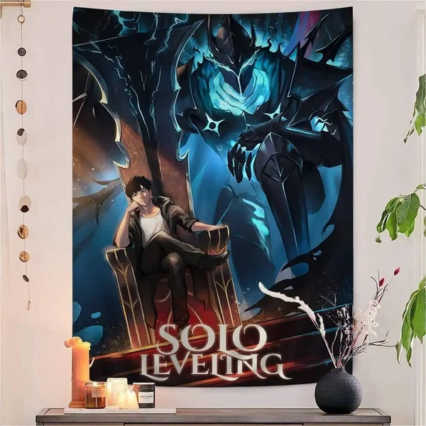 Comfortable Solo Leveling 3D Wall Tapestry Efficient